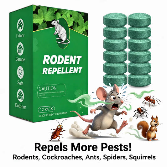 12-Pack Peppermint Oil Mouse Repellent | Natural Pest Deterrent for Rats & Ants