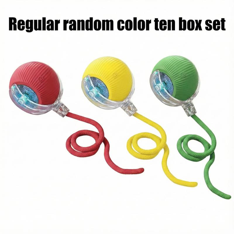 Interactive Dog Cat Toys Durable USB Rechargeable Automatic Rolling Ball with Obstacle Avoidance for Small Medium Large Pets