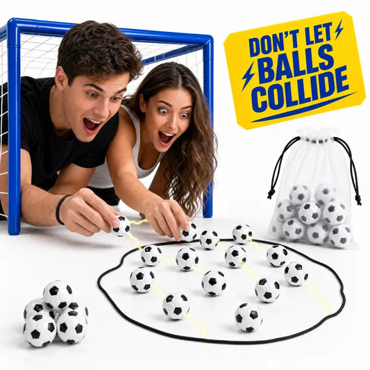 Magnetic Soccer Chess Game for Kids, Teens & Adults – Fast-Paced Strategy Board Game for Family Game Night, Party & Classroom | Portable Indoor Travel Tabletop Game | Birthday Gift for Boys Girls Soccer Fans | 20 Magnets, Rope & Travel Bag | Ages 8+