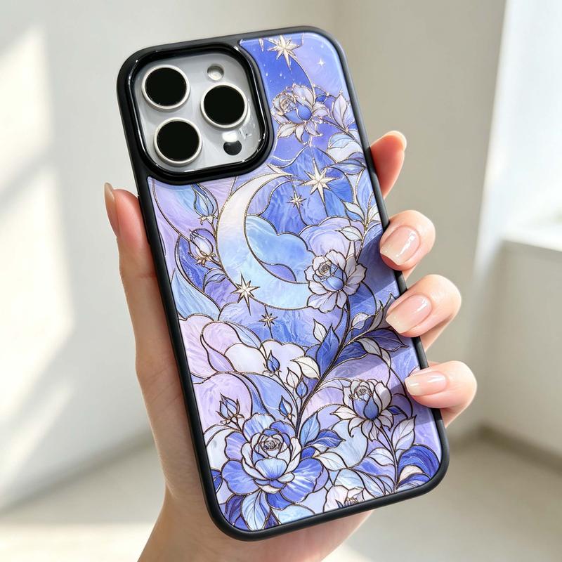 Stained Glass Inspired Floral MagSafe Phone Case for iPhone 18 Pro Max
