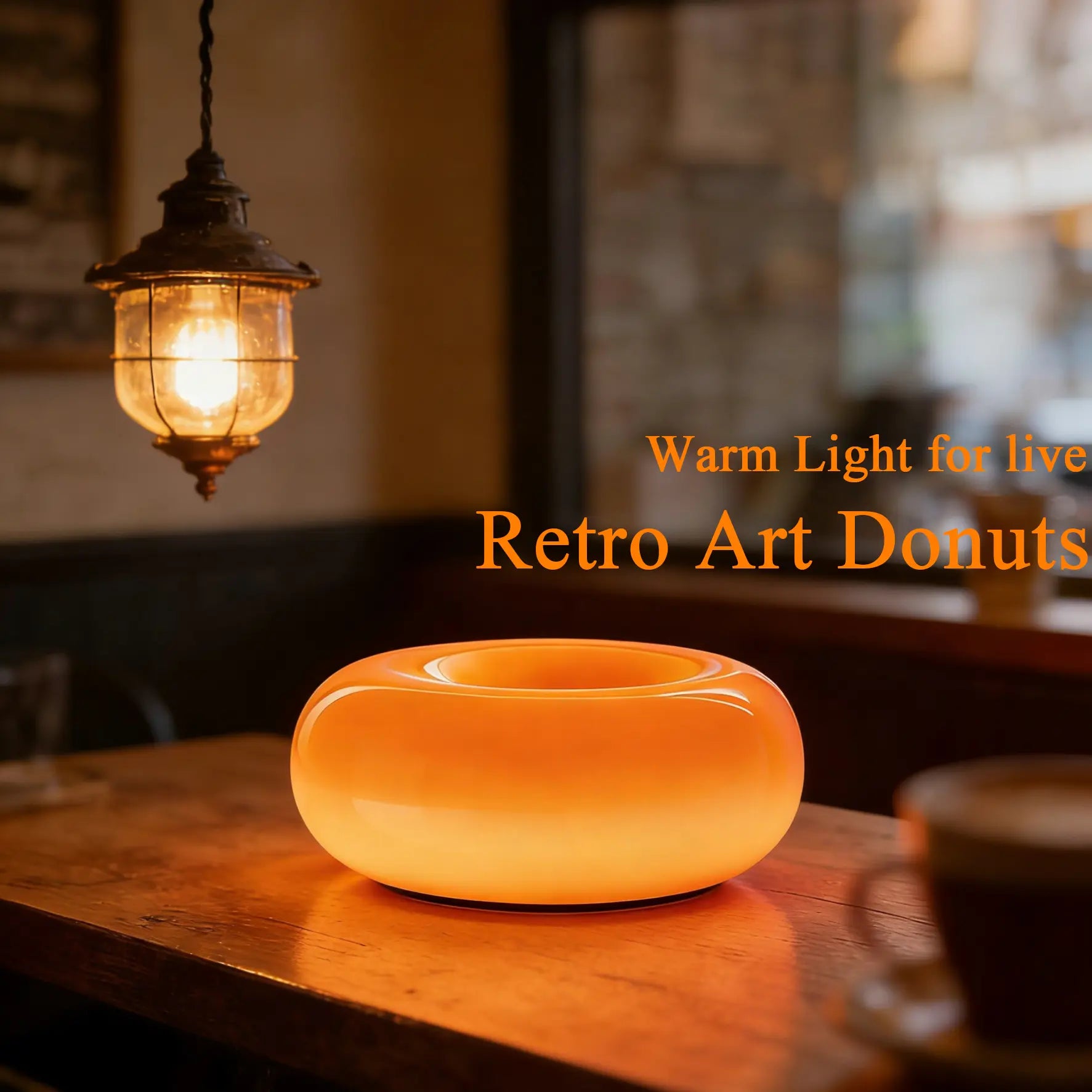 Aesthetic Doughnut LED Night Lamp – Easter Decor 2026-Cozy Ambient Light, Touch Control,Warm Color tiktokshopbacktoschool