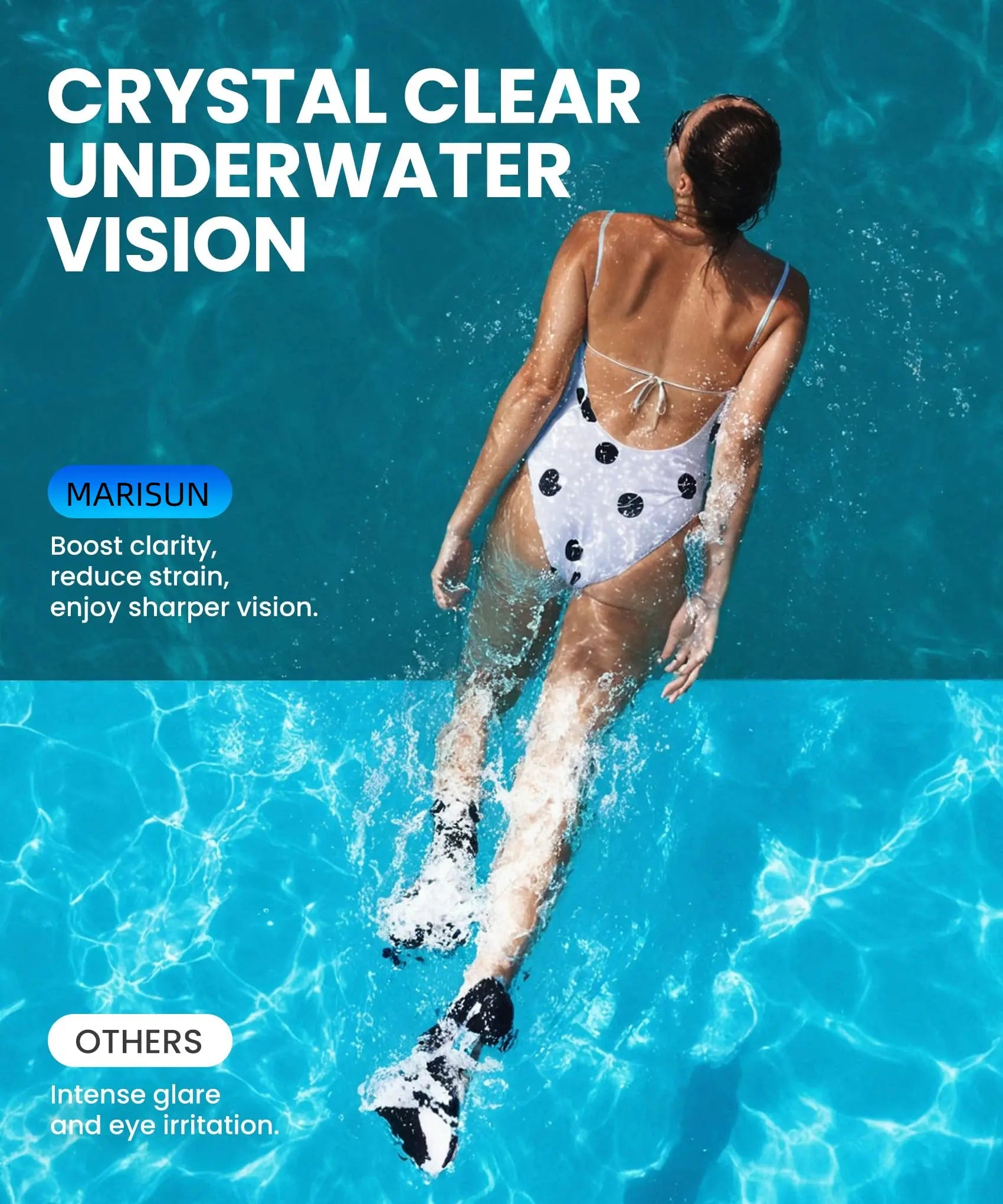 [Memorialday]MARISUN Goggles Swimming Adult Swim-Goggles: Wide View with UV400 Protection Anti Fog No Leak for Men and Women 3 Pack fit outdoorfun Swim Kit Nose Clips Swim Glasses summerwins