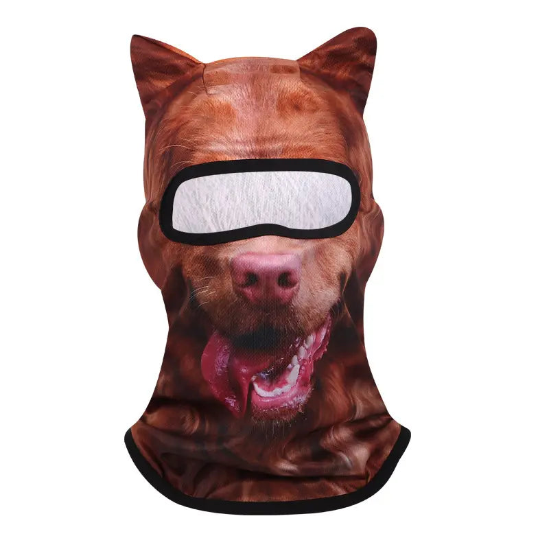 3D Cat Ear Balaclava, Breathable Polyester Shiesty Ski Mask for Men & Women, Whimsical Party Accessory for Festivals, Raves & Halloween, Cool Mask, Ski Masks