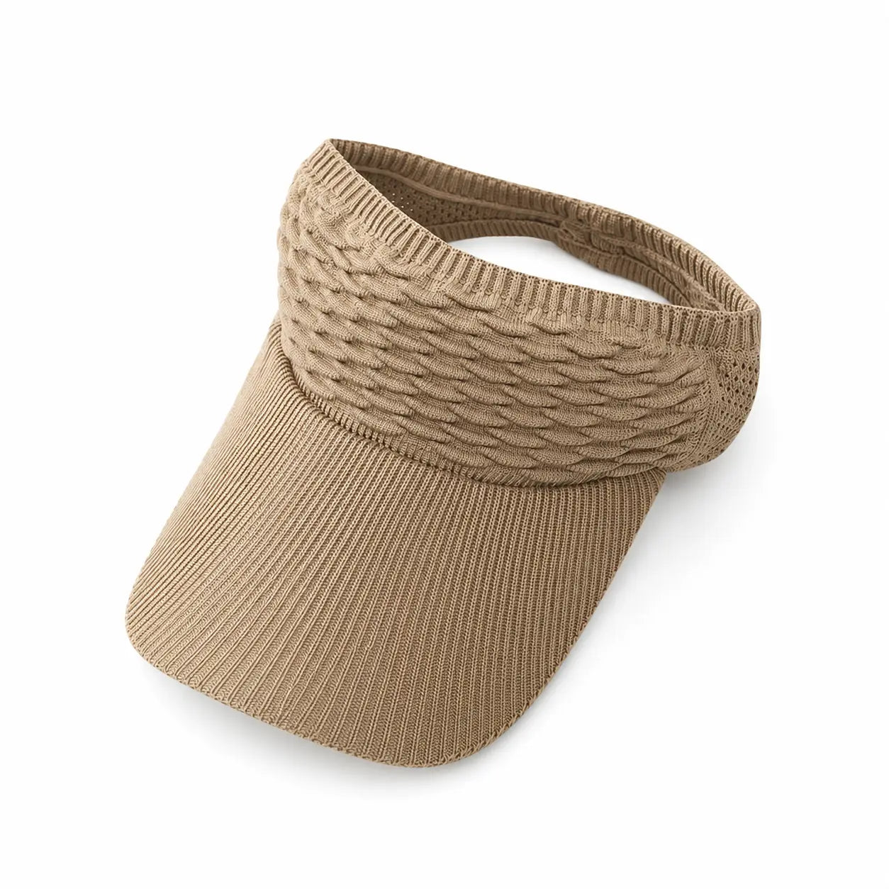 4-Pack Women's Open Top Sun Visor Hats with Wide Brim