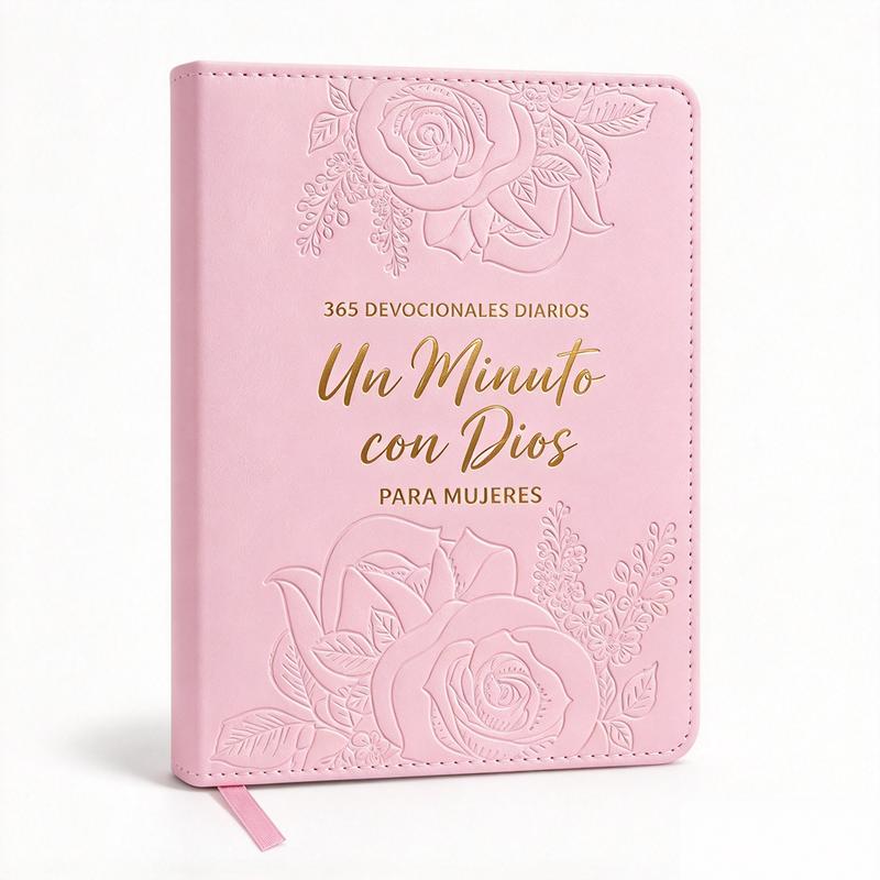 365-Day Embossed Faux Leather Daily Devotional Prayer Journal & Bible Study Book