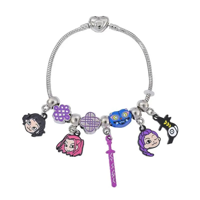 DIY K-Pop Bracelet | Cute Anime Jewelry Gift for Daughter | Fashion Accessory for Kids & Adults | DIY-Friendly Bracelet for Women & Men