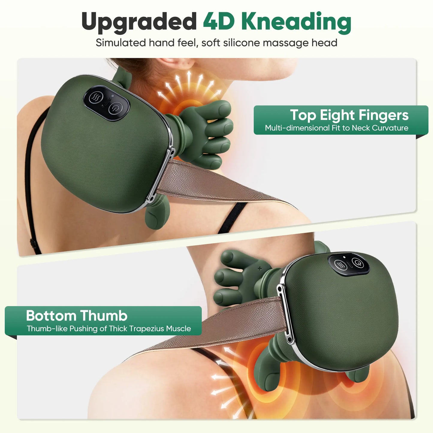 2026 Upgraded Wireless 3D Deep Tissue Shoulder & Neck Massager