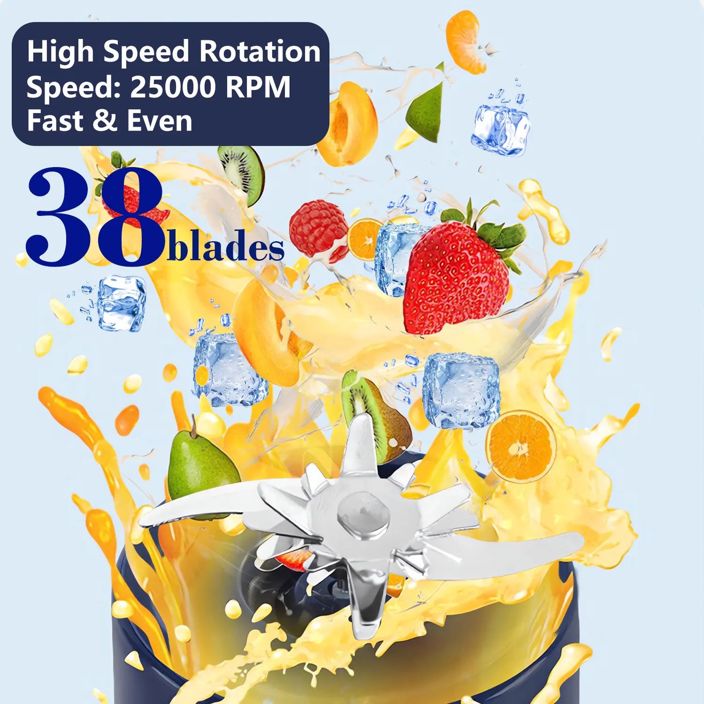 USB Rechargeable Portable Blender: Multifunctional Summer Smoothie Maker