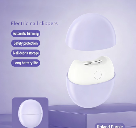 Electric Nail Clipper, 2026 Upgraded Automatic Electric Nail Trimmer, Nail Polisher with LED Light, Magnetic Cover, Nail Scraps Storage, USB Rechargeable, Safety Two-Speed Mode for Seniors, Kids, Adult, Men, Caregivers, Gift for Parents