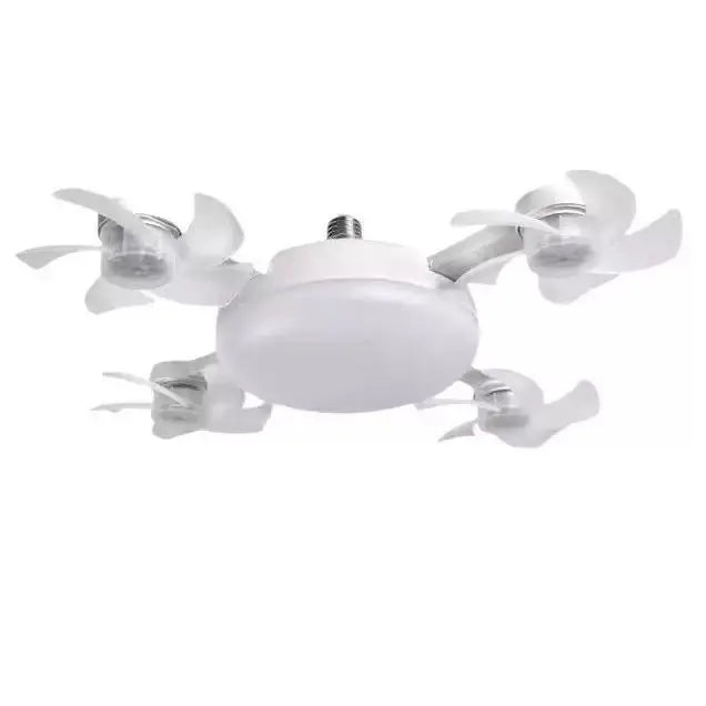 [DealsForYouDays] 2026 New E27 Socket Ceiling Fan Light - 2-in-1 Silent LED Fan with Remote Control, Energy-Saving Cooling & Lighting Combo for Home Bedroom