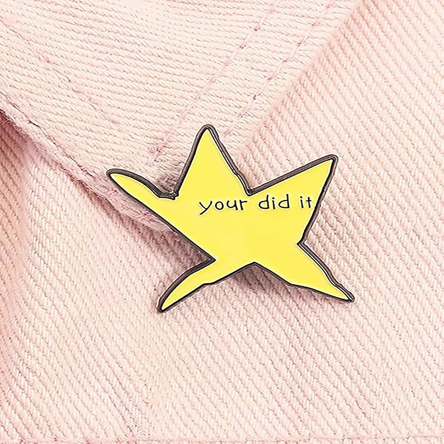 EMPTAN 2PCS Your Did It Star Enamel Pin - Funny Motivational Badge Brooch, Cute Backpacks, Jackets, Hats Jewelry Accessories for Women Men - Fun Gifts for Friends and Coworkers, Graduation Gifts for Her 2026