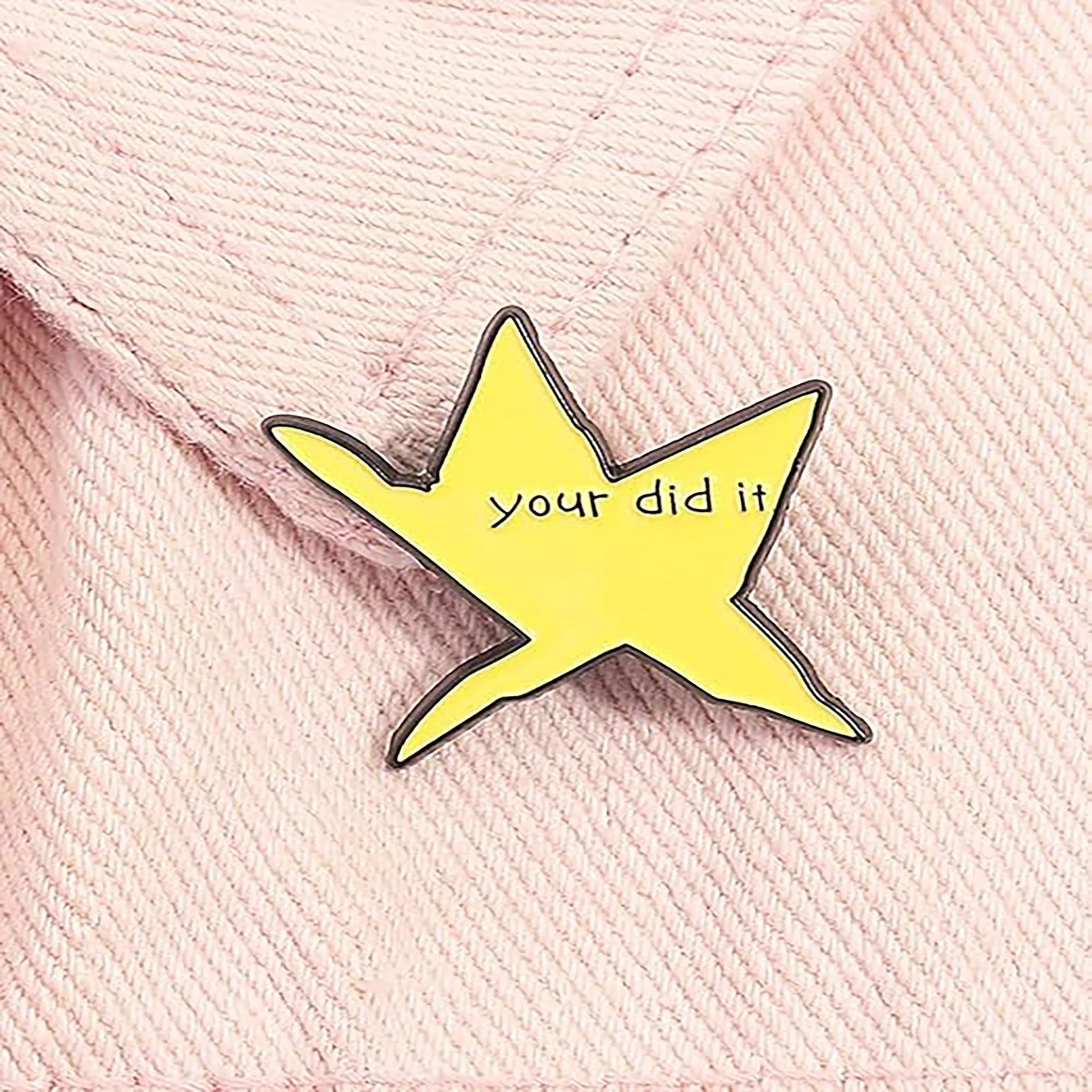 EMPTAN 2PCS Your Did It Star Enamel Pin - Funny Motivational Badge Brooch, Cute Backpacks, Jackets, Hats Jewelry Accessories for Women Men - Fun Gifts for Friends and Coworkers, Graduation Gifts for Her 2026
