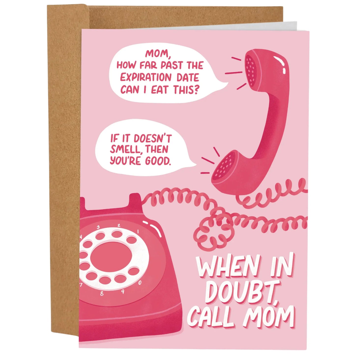 Funny Mother’s Day Greeting Card (5x7") - Includes Kraft Envelope