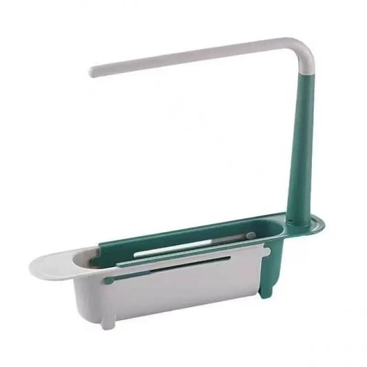 1PC Adjustable Smooth Plastic Expandable Sink Shelf - Kitchen Organizer, Towel Rack, Home Storage Holder for Gifting