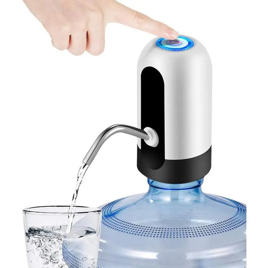 Rechargeable Foldable Water Dispenser Pump with LED Touch Display, USB Portable Bottle Water Pump
