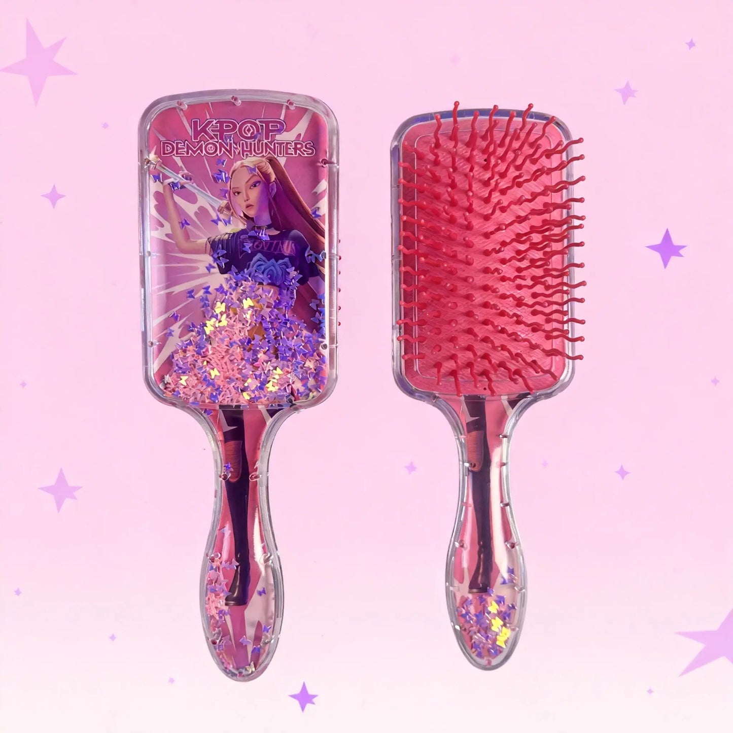 K-Pop Demon Hunters Quicksand Cushion Hairbrush