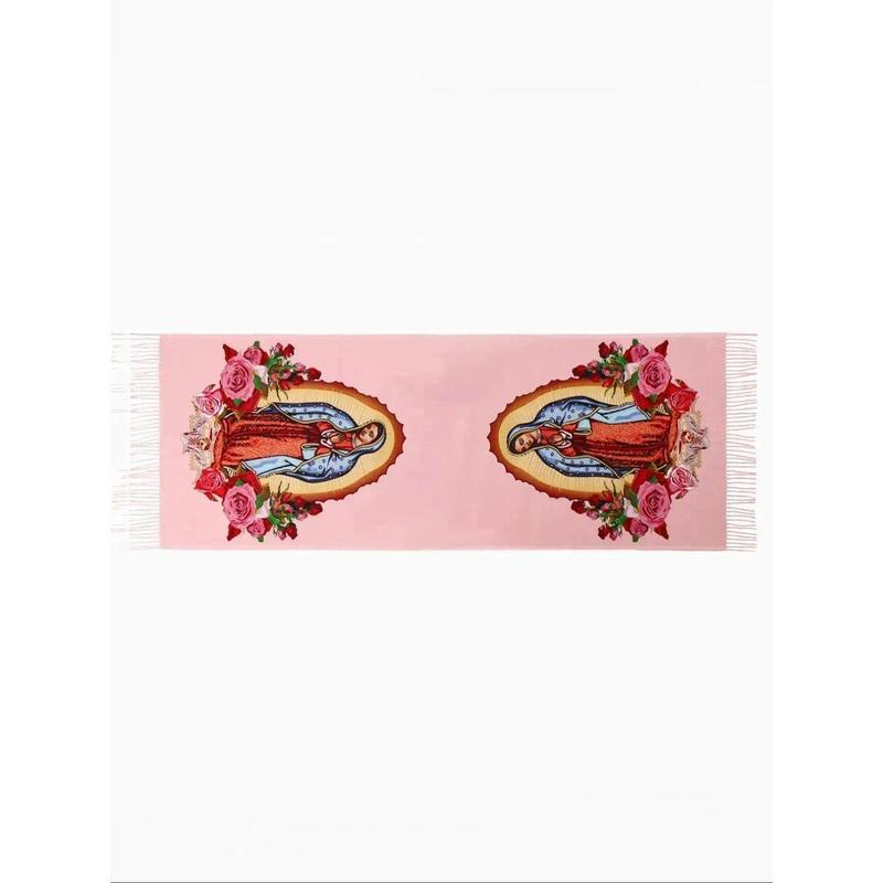 Sports & Outdoor Breathable Floral Print Hijab Scarf – Sweat-Wicking All-Season Head Wrap