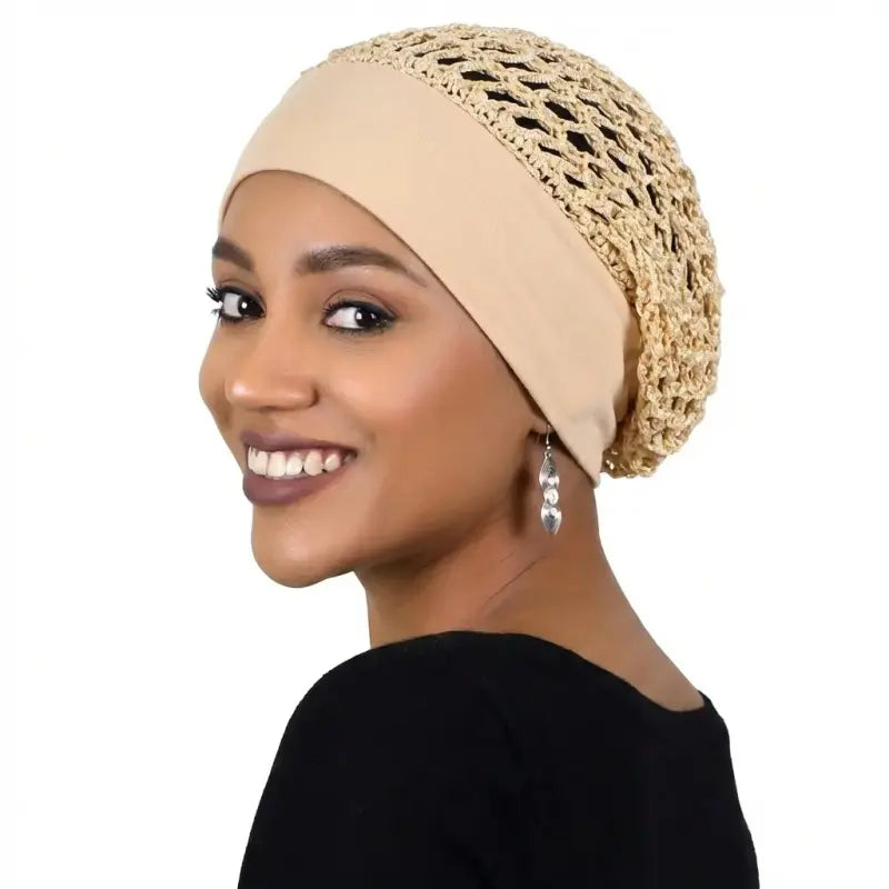 3-Piece Stretchy Wide-Edge Sleeping Bonnet Set – Soft Satin Hair Protection Cap