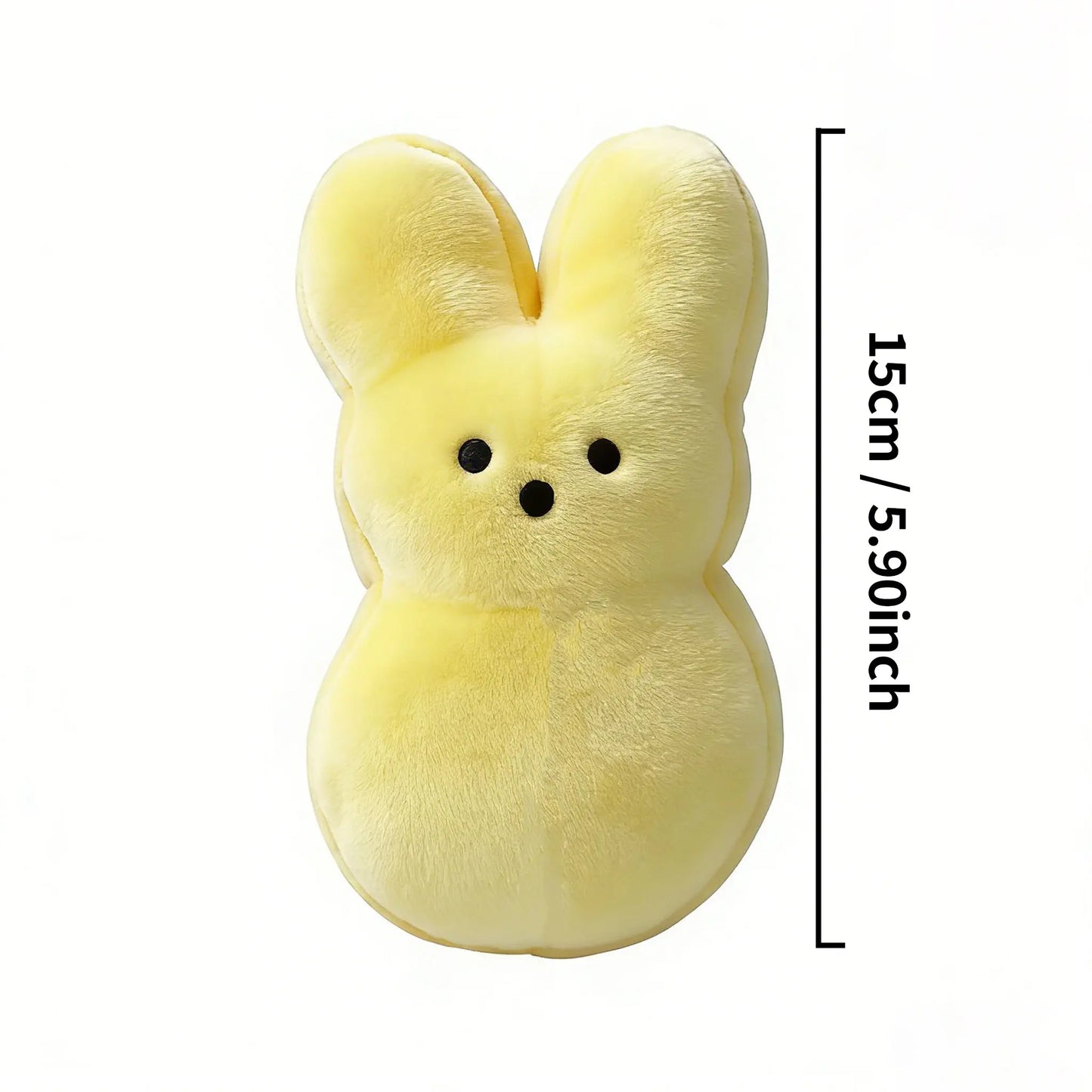 Sweeten Their Easter: 6-Pack Colorful Marshmallow Bunny Plush Set