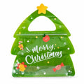 Christmas Tree Resealable Candy Bags with Handles (15/30 Pcs) – Holiday Party Favor & Cookie Pouch