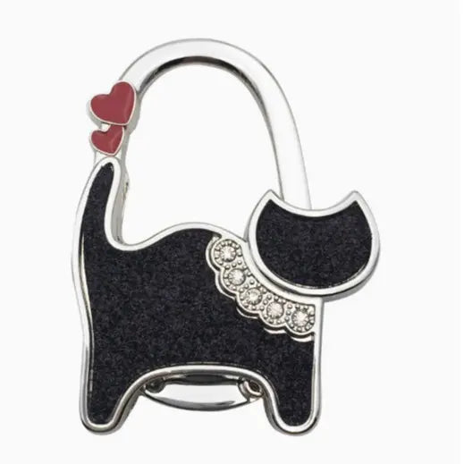 Butterfly Foldable Purse Hook: Portable Handbag Hanger & Table Holder Stand
