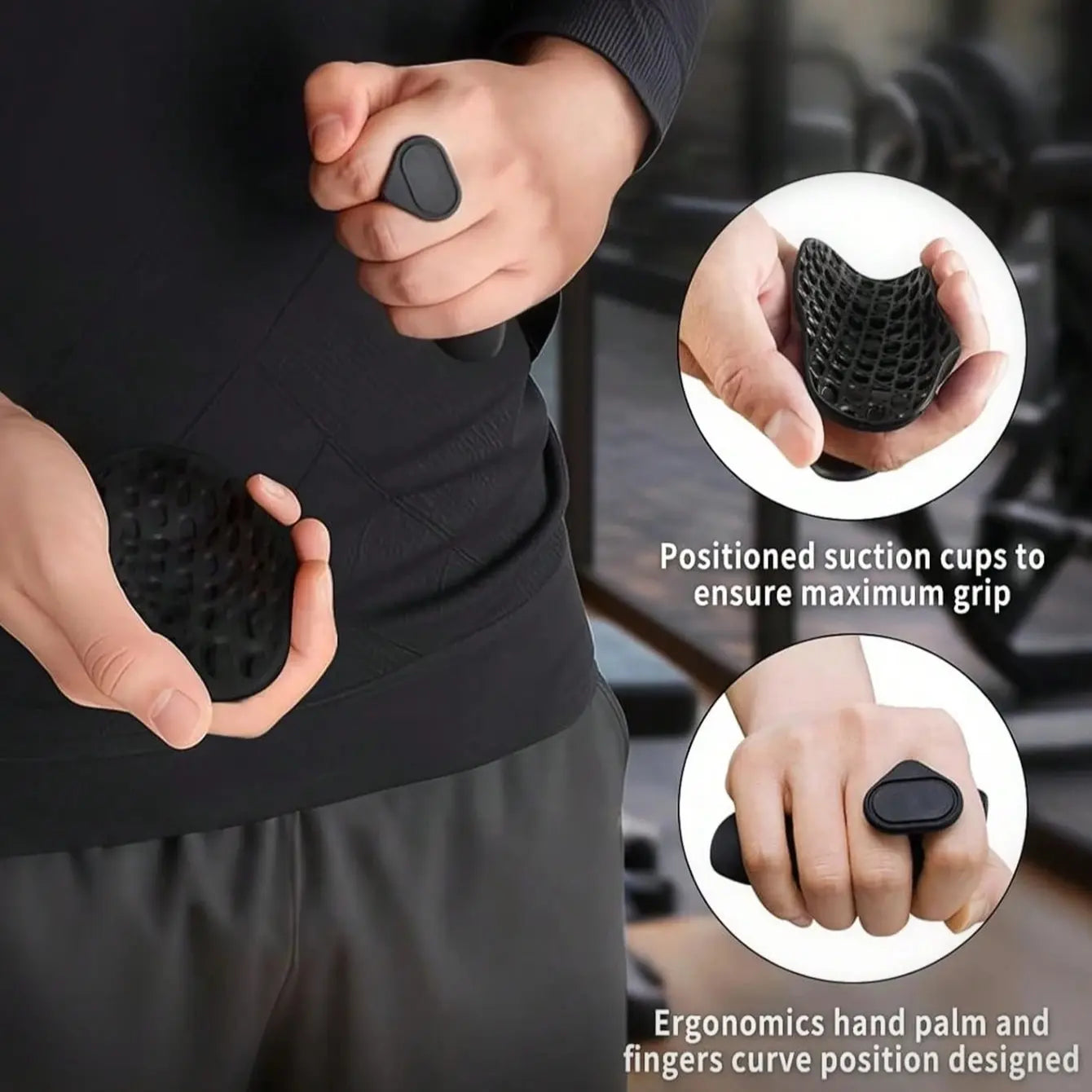 Silicone Grip Workout Gloves – Anti-Slip Palm Protectors for Weightlifting, CrossFit & Gym