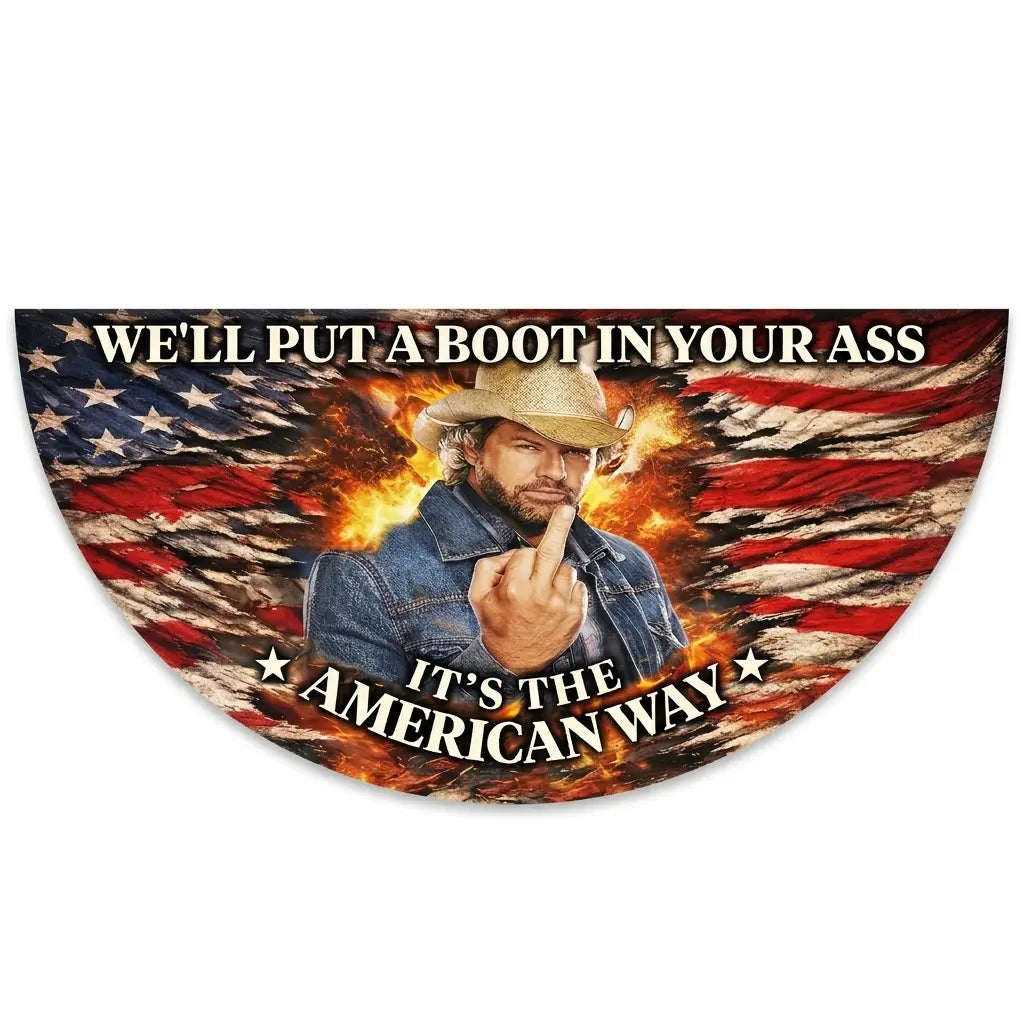 Toby Keith "Red White and Blue" 250th Flag - Patriotic Outdoor Banner & Tapestry
