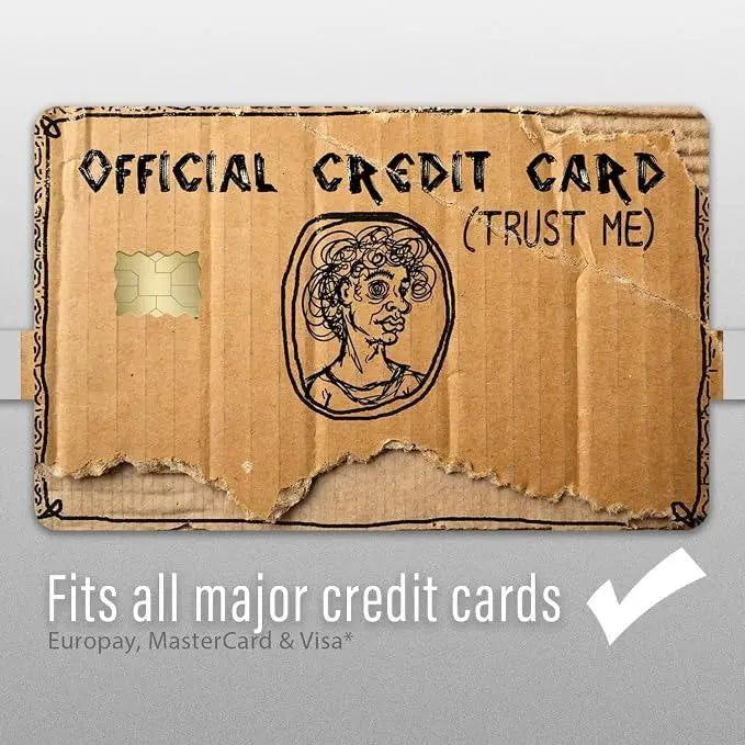 Official Credit Card Trust Me Vintage Coin Debit Card Sticker – Funny Brown Credit Card Skin