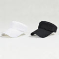 Lot de 2 visières de soleil pour femme, avec ouverture supérieure, respirantes et anti-UV, pour queue de cheval haute