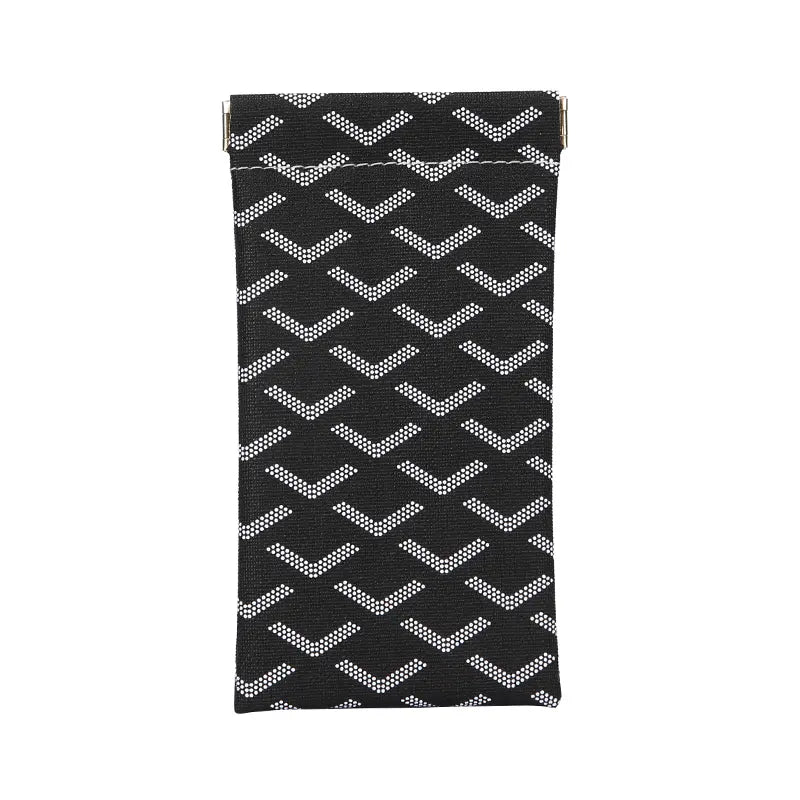 Mini Eyeglass Pouch – Soft Protective Glasses Case with Auto Closure for Travel & Daily Storage