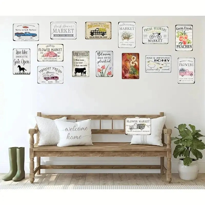 [Fun Decorative Sign] 2D Flat Decorative Sign "If Mike Can't Fix It, We're All Screwed"  2D Plane Effect, Multi-purpose for Home, Cafe, Bar, Club, Shop, Restaurant, Farm, Garden
