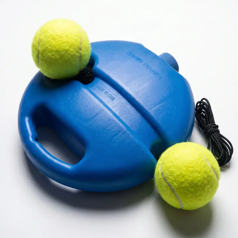 Solo Tennis Trainer Rebound Set – Portable Self-Practice Racket & Balls Equipment