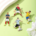 2026 North America Soccer Souvenir Pin, Premium Zinc Alloy Collectible Badge for Soccer Fans & Gift Giving