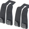 2pcs Heavy-Duty Car Seat Headrest Hooks – Leather & Metal Purse Organizer for Handbags & Groceries