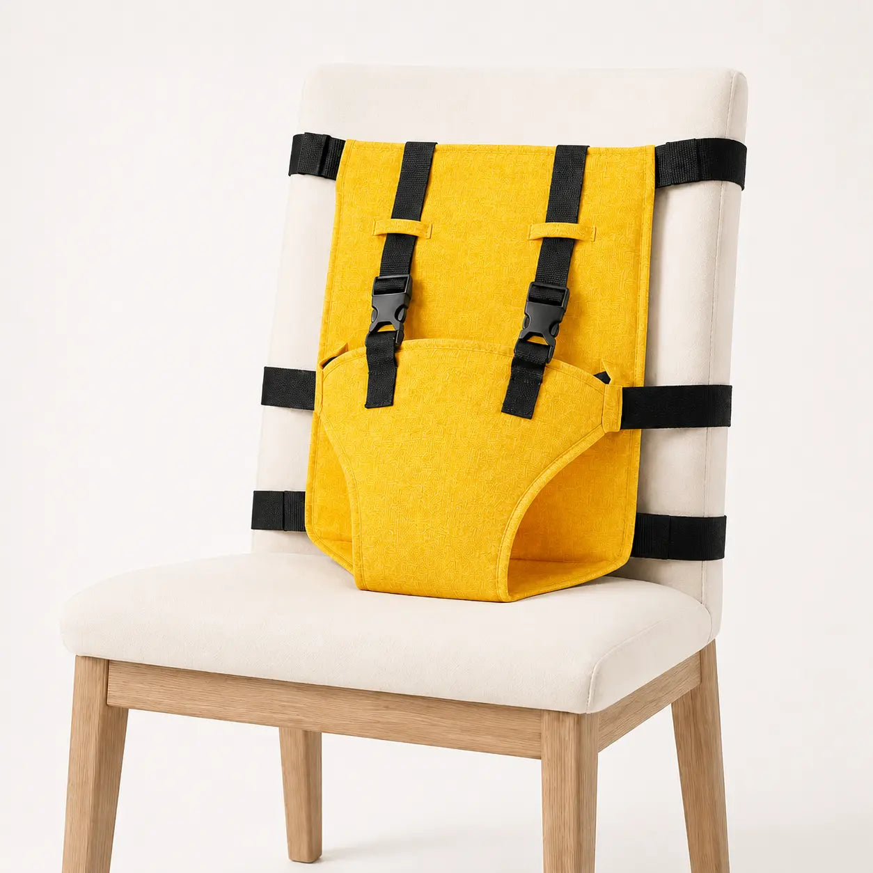 Portable Baby Seat Harness for Dining Chairs – Foldable Travel Booster Seat with Adjustable Straps