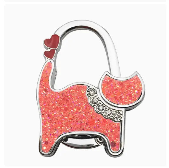 Butterfly Foldable Purse Hook: Portable Handbag Hanger & Table Holder Stand