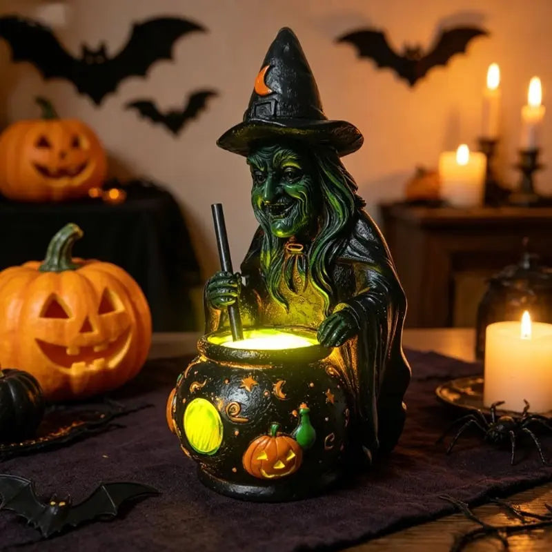 Witch/ghost Desktop Lamp, Ambient Lighting for Indoor Bedroom Living Room Office Home Decor, Bedside Table Light, Spooky Halloween Gift, Elegant Design