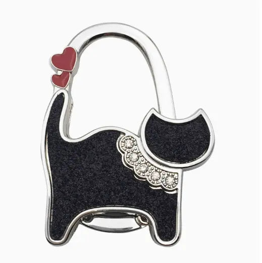 Butterfly Foldable Purse Hook: Portable Handbag Hanger & Table Holder Stand