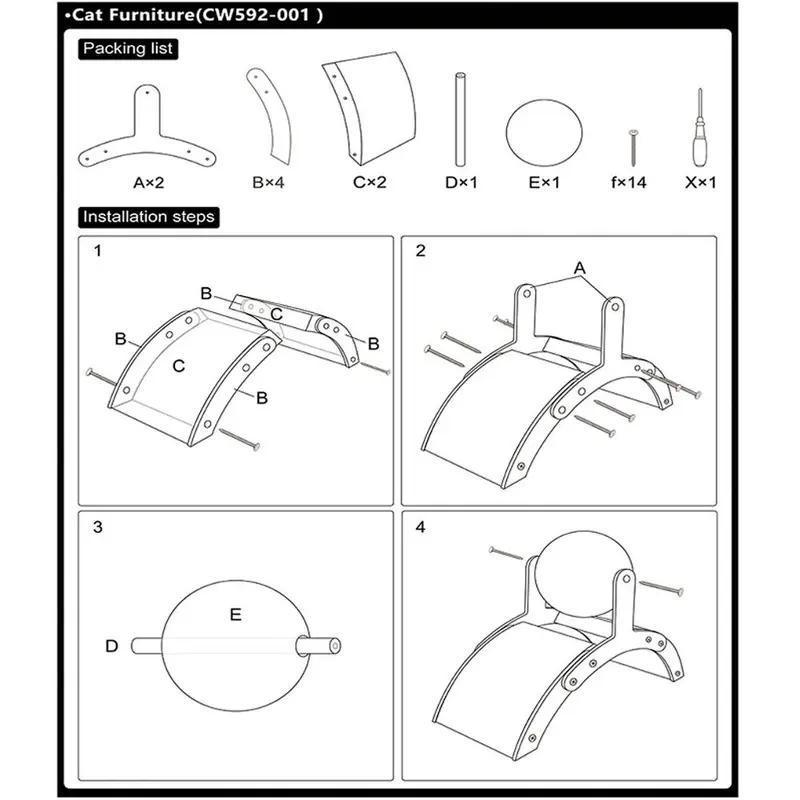 2-in-1 Cat Scratching Post & Ball - Wear-Resistant Natural Sisal Toy