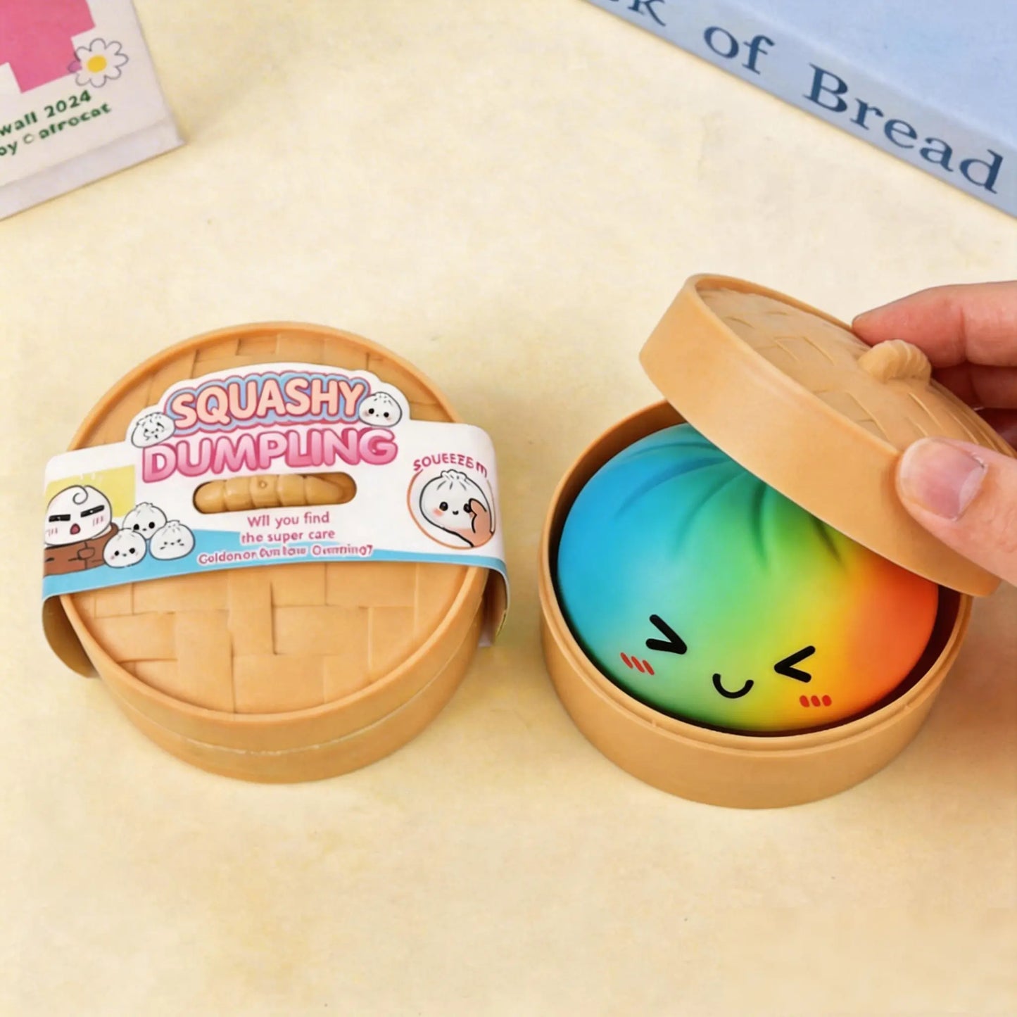"Mystery Dumpling" Kawaii Squishy | Soft TPR Stress Relief Sensory Toy
