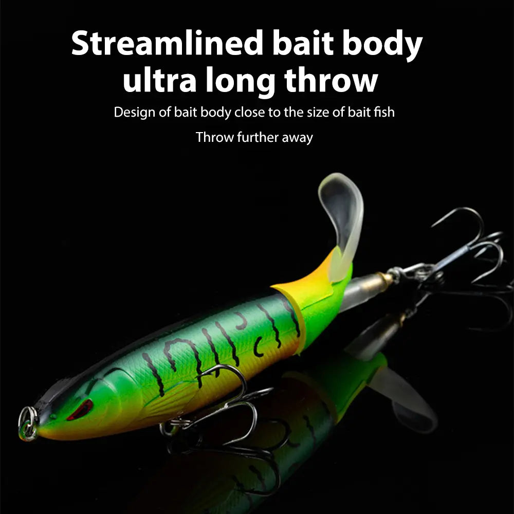 5/10pcs Artificial Fishing Lure, 13.5g Simulation Fishing Lure with Hook, Fishing Accessories for Outdoor Fishing Equipment, 10cm Whopper Plopper, Swimbaits, Fishing Lure Bait