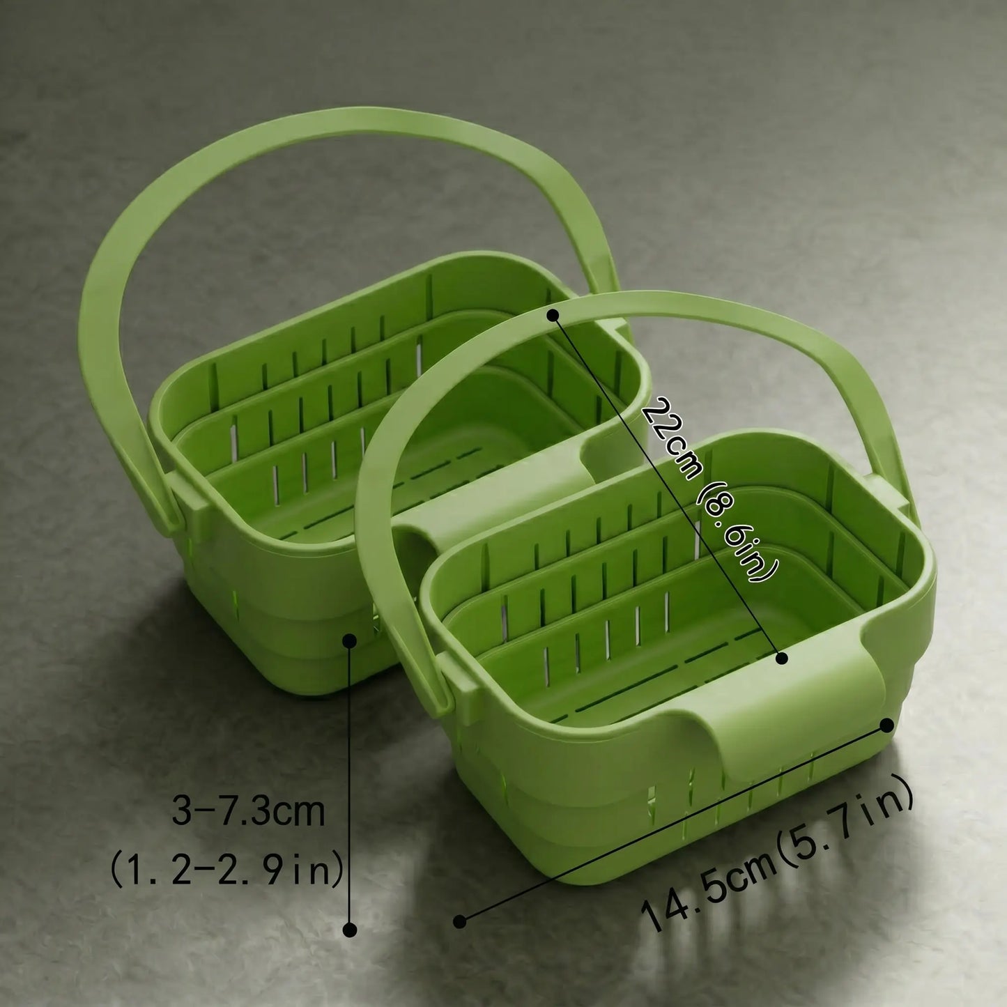 Foldable Hanging Kitchen Sink Strainer - Anti-Clog Drain Basket for Food Waste