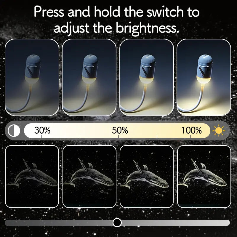 USB starry night light, suitable for home scenes, small footprint, clear projection. Usb Charging Lampara Usb C Rechargeable