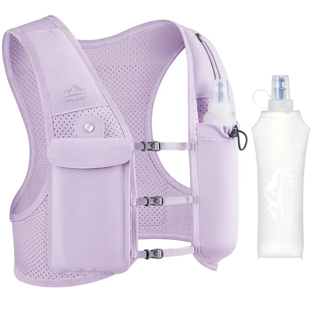 Running Hydration Vest with 500ml Soft Flask – Lightweight Trail Running Backpack