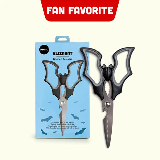 Bat Kitchen Scissors – Gothic Stainless Steel Kitchen Shears for Cooking & Halloween Gifts