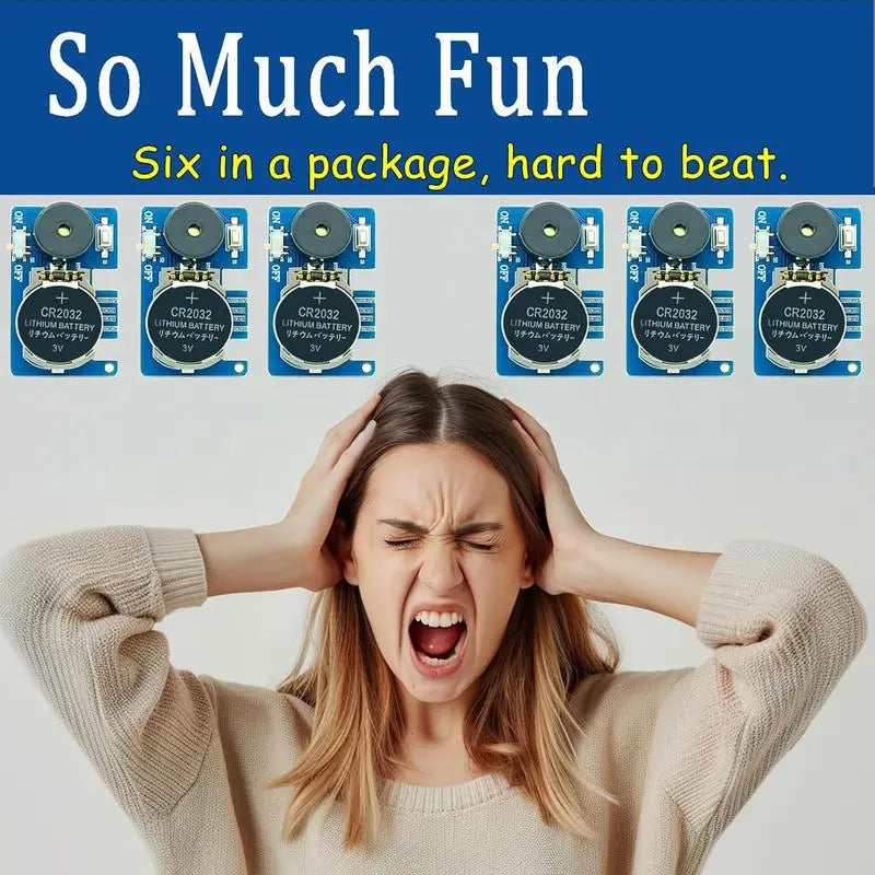 Annoying Cricket Prank Noisemaker - Long Lasting Hidden Beeps, Office Boomers & April Fool's Day Gifts Halloween Gifts