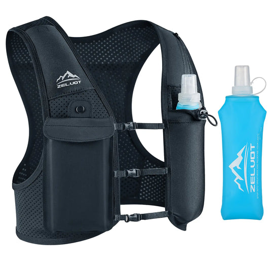 Running Hydration Vest with 500ml Soft Flask – Lightweight Trail Running Backpack