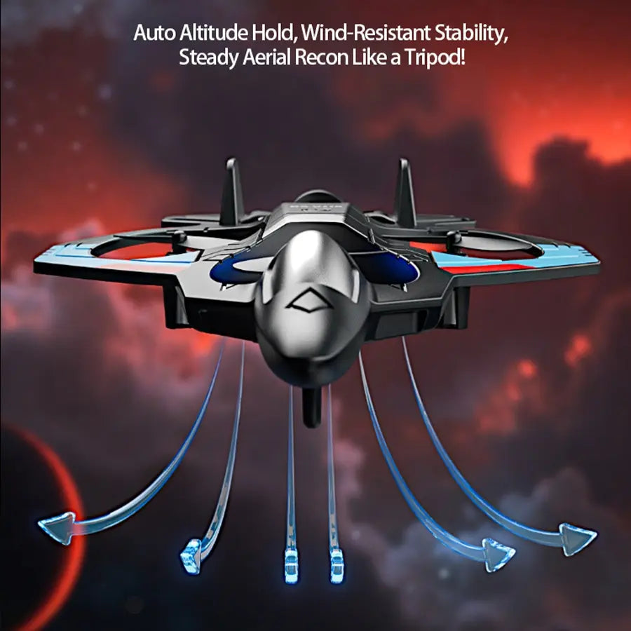 Remote Control Fighter Jet Toy, RC Fighter Jet, Indoor & Outdoor Stunt Flying, LED Lights, Perfect Gift for Ages 14+, Includes AAA Batteries #GLOBAL PICKS