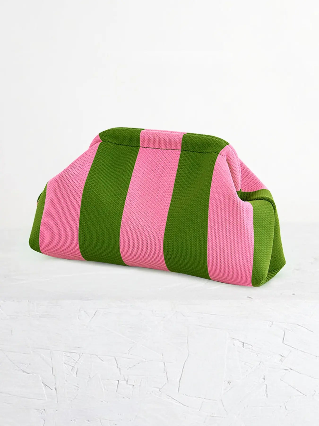 Women's Striped/rhombus/leaf/dot Cloud Handbag, Clip Closure Crossbody Bag, Lightweight Foldable for Daily Use, Gifts for Friends and Valentine's Day