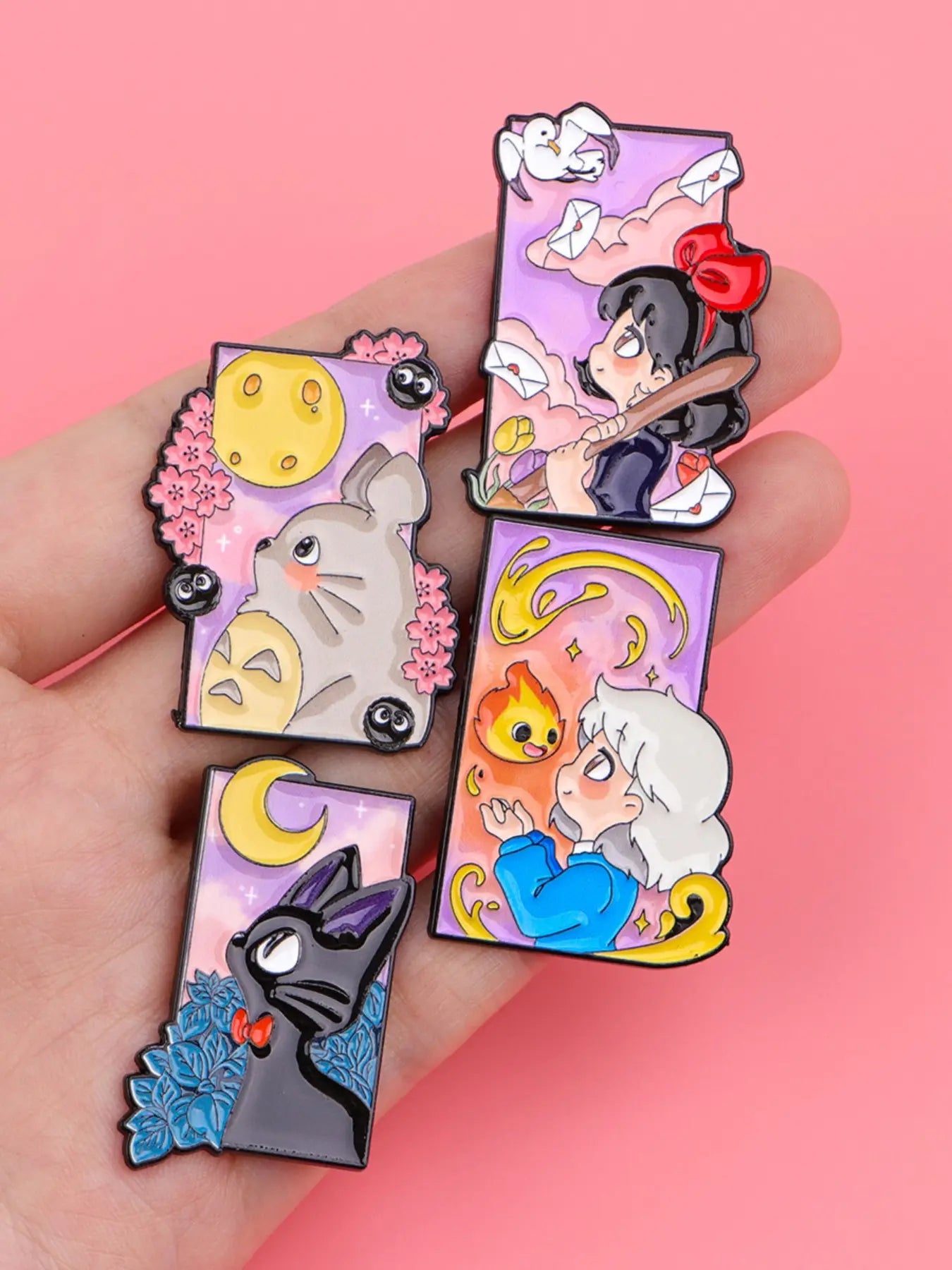7pcs/Set Cartoon Character Brooch, Cute Style Badges for Daily Wear, Perfect Gift for Friends, All-Season Accessory